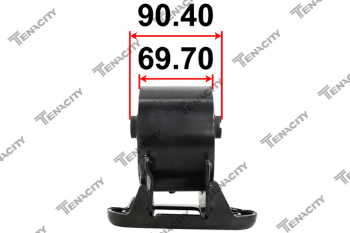 Tenacity Engine mount, Rear, Solid, 4WD- AWSNI1073