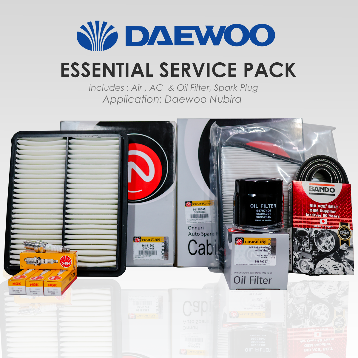 Daewoo Nubira - Essential Service Pack