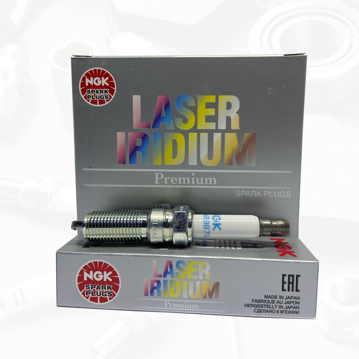 NGK Laser Iridium Spark Plug ILNAR8B7G For Opel / MG (4PCS)