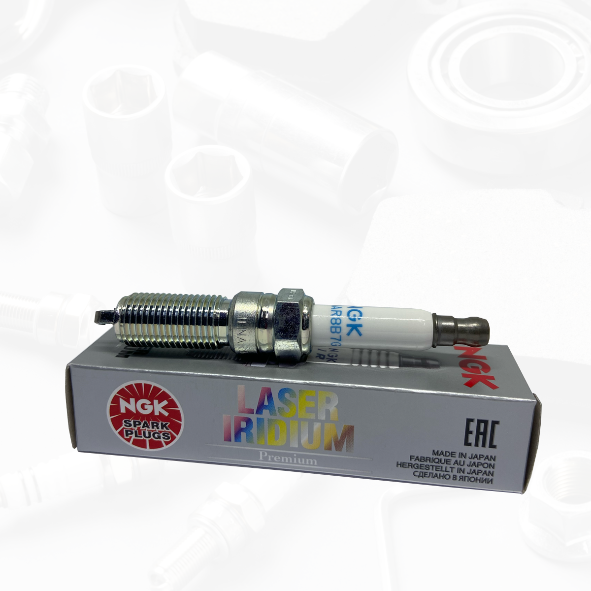 NGK Laser Iridium Spark Plug ILNAR8B7G For Opel / MG (4PCS)