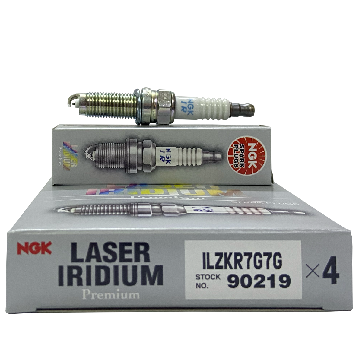 NGK Laser Iridium Spark Plug ILZKR7G7G (4PCS)