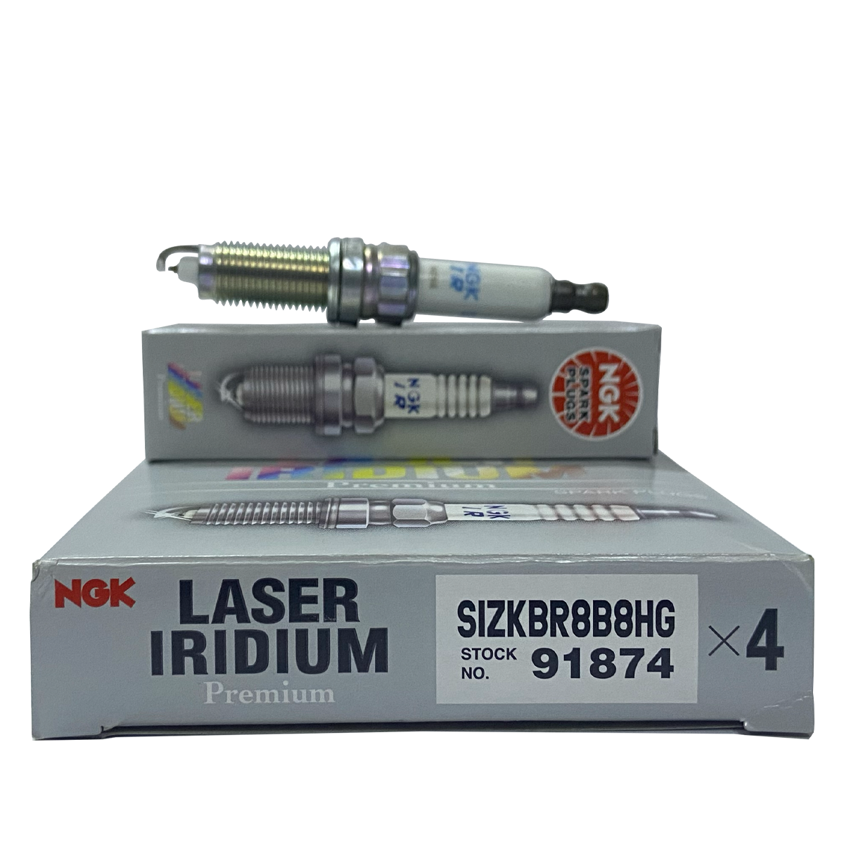 NGK Laser Iridium Spark Plug SIZKBR8B8HG (4PCS)