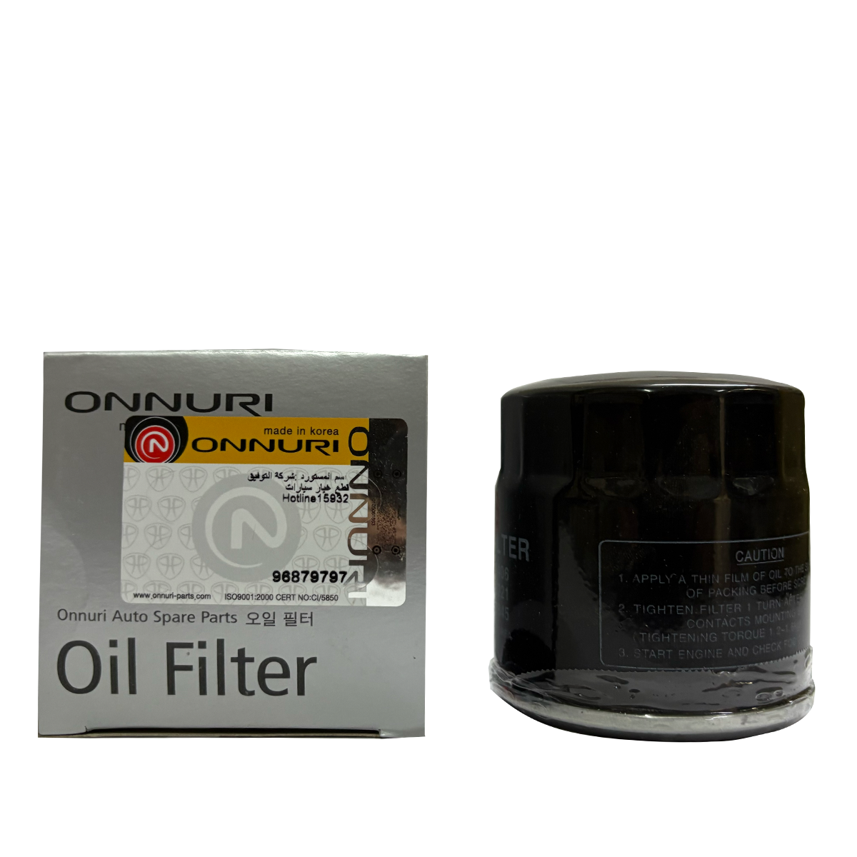 ONNURI Oil Filter 96879797 - For Daewoo Lanos/ Nubira, Chevrolet Aveo/Optra