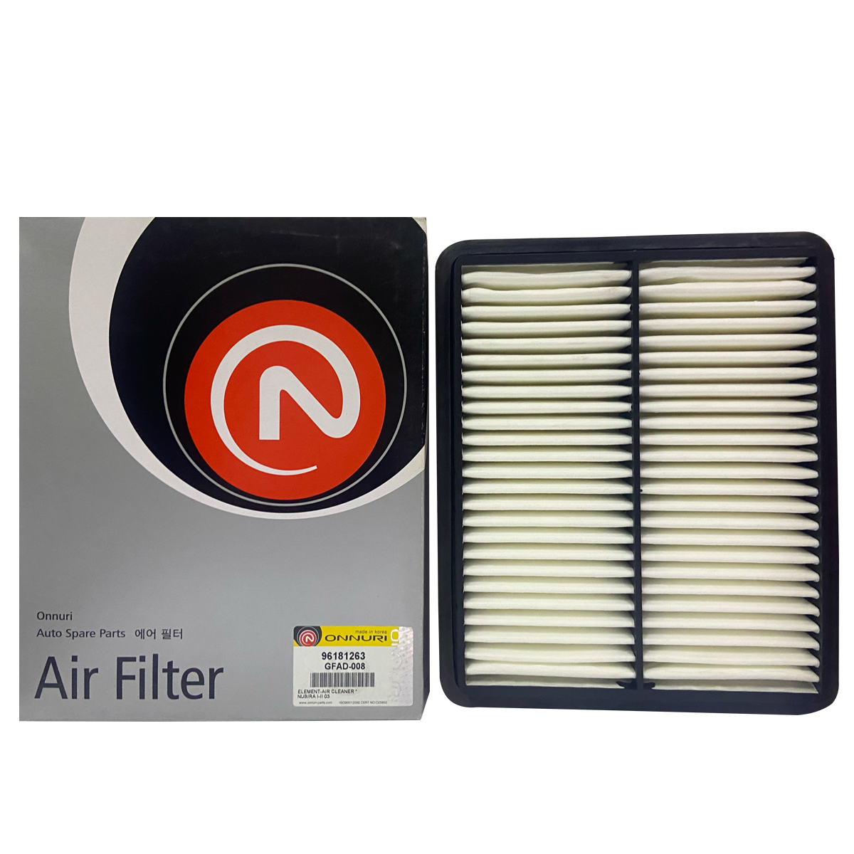 Onnuri Air Filter 96181263 For Daewoo Nubira