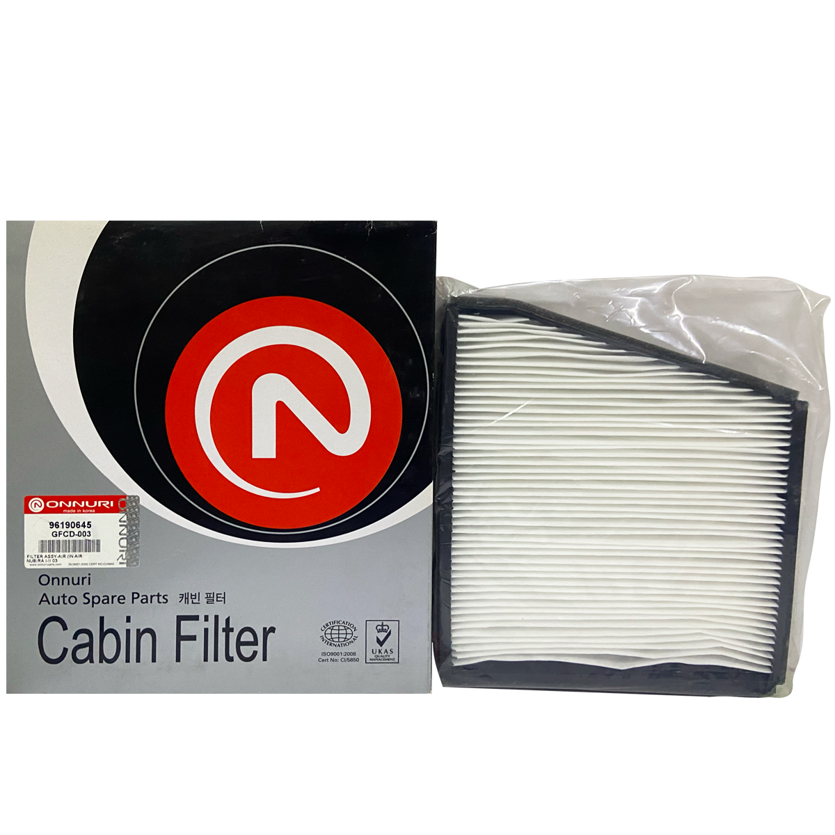 Onnuri Cabin Filter 96190645 - For Daewoo Nubira