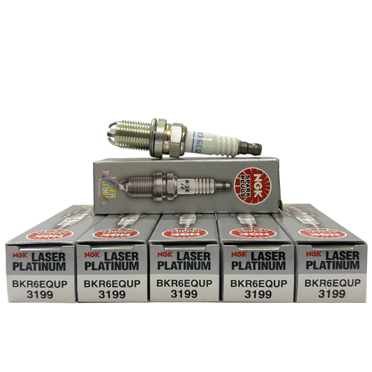 NGK Laser Platinum Spark plug - BKR6EQUP (6PCS)