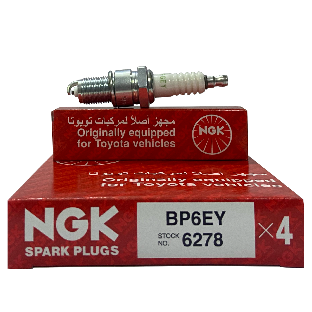 NGK Standard spark plug BP6EY (4PCS)
