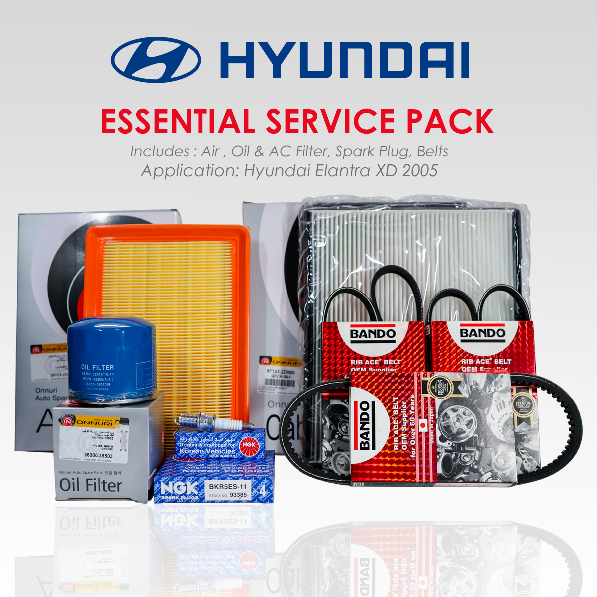 Hyundai Elentra XD 2005 - Essential Service Pack