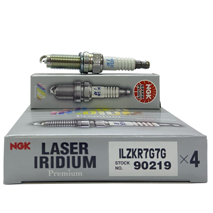 NGK Laser Iridium Spark Plug ILZKR7G7G (4PCS)