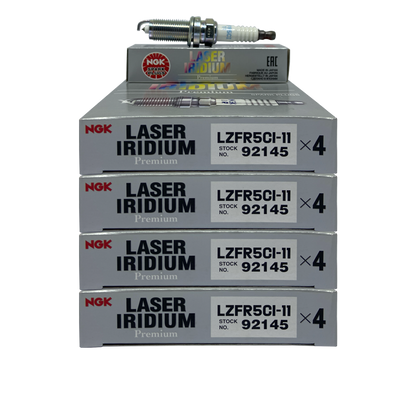 NGK Laser Iridium Spark Plug LZFR5CI-11 For Jeep Grand Cherokee 2008-2024 (16 PCS)