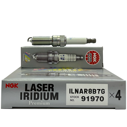 NGK Laser Iridium Spark Plug ILNAR8B7G For Opel / MG (4PCS)