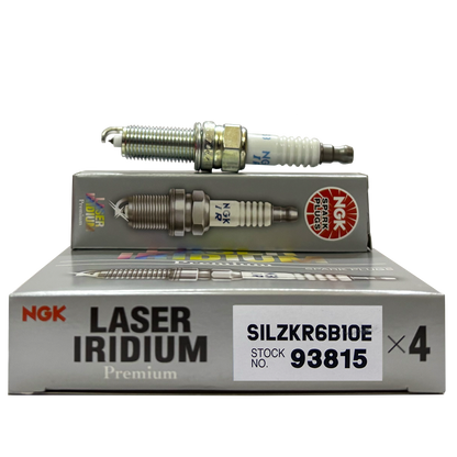   NGK-SILZKR6B10E طقم بوجيهات ليزر إيريديوم لسيارات كيا و هيونداي (٤بوجيه) 