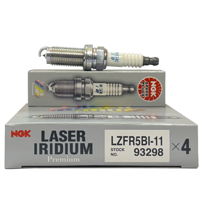 NGK LASER IRIDIUM LZFR5BI-11 For Mitsubishi Lancer Shark (4PCS)