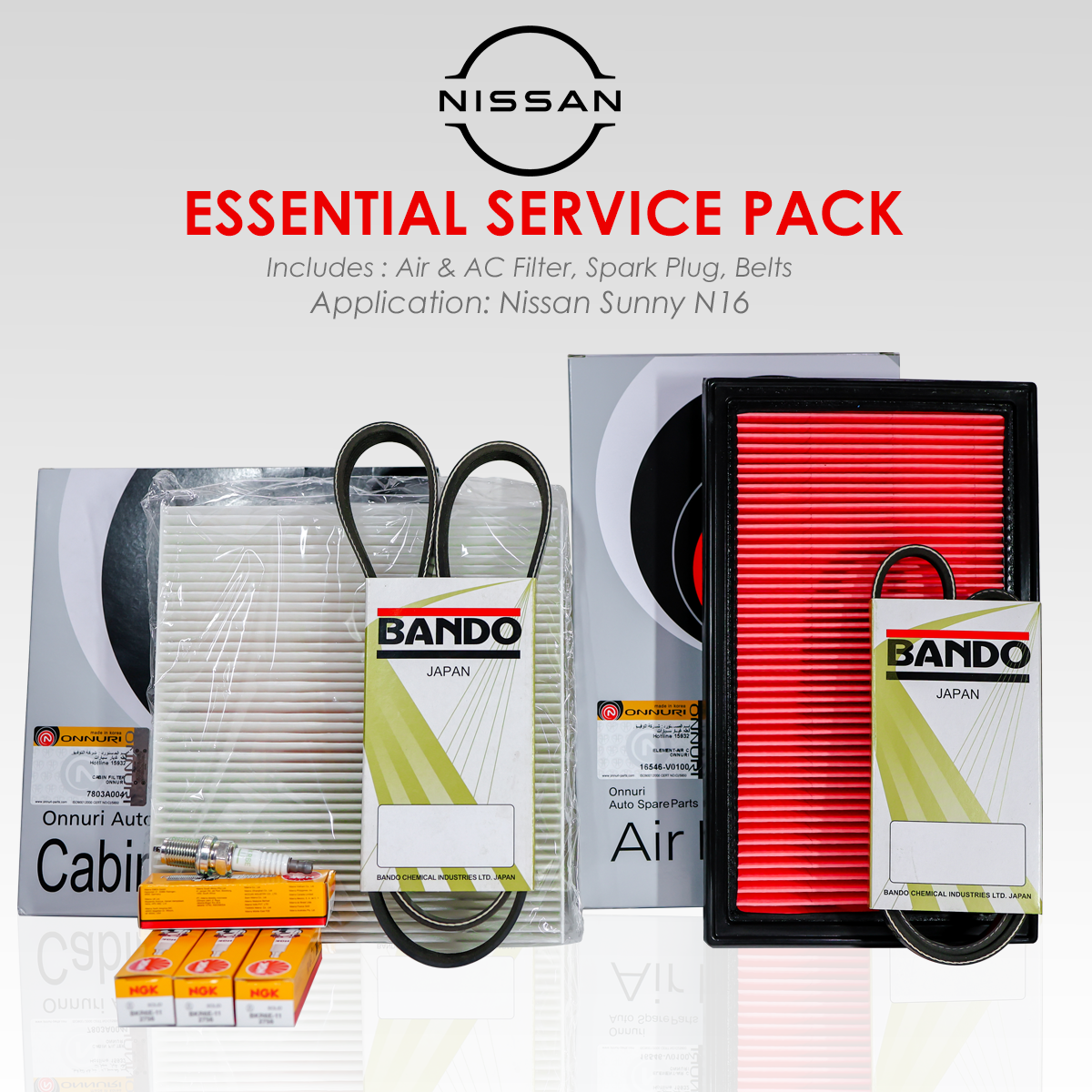 Nissan Sunny N16 - Essential Service Pack
