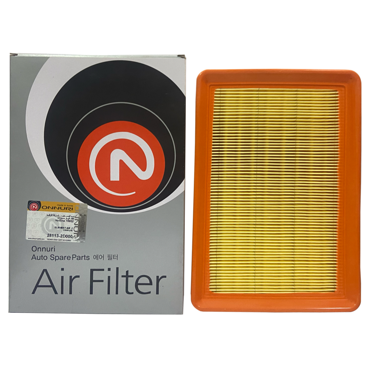 Onnuri Air Filter 28113-2D000 For Hyundai Elantra XD