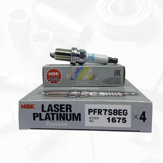 NGK Laser Platinum Spark Plug PFR7S8EG (4PCS) - For Volkswagen 2000Turbo
