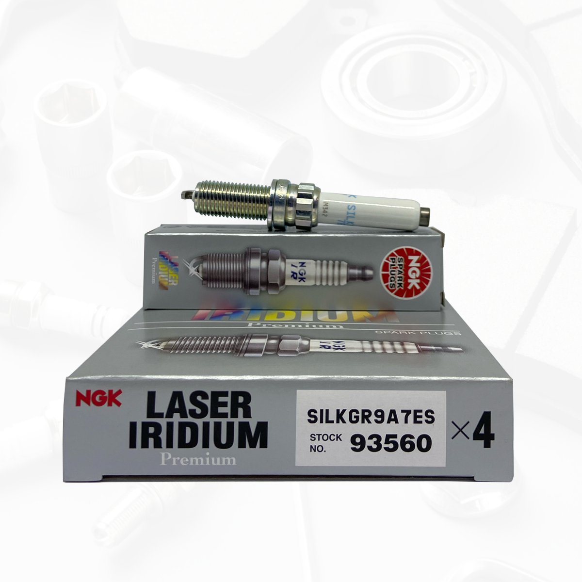 4 pk Spark Plug-Laser Iridium High Ignitability NGK DILZKR7B11GS 95710 4 pk Spark Plug-Laser Iridium High Ignitability NGK DILZKR7B11GS 95710